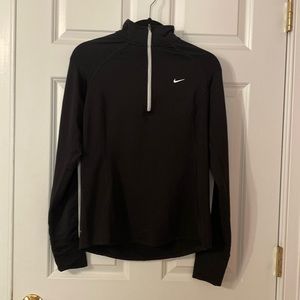 Black Nike pullover, dry-fit active top black size medium